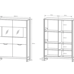 Armoire Vitrine ARDEN B LED 13 Armoire Vitrine ARDEN B LED -Pas Cher Vidaxl Magasin 016266ee1b574e6985d00ae745f73ef3