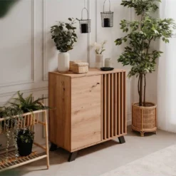 Petit Buffet 2 Portes - L80 Cm -Pas Cher Vidaxl Magasin 0274c4856b11417ca0c2fdf620bc878e