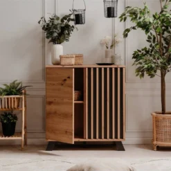 Petit Buffet 2 Portes - L80 Cm -Pas Cher Vidaxl Magasin 03d5b5e782094d7a9d523fba544a768c