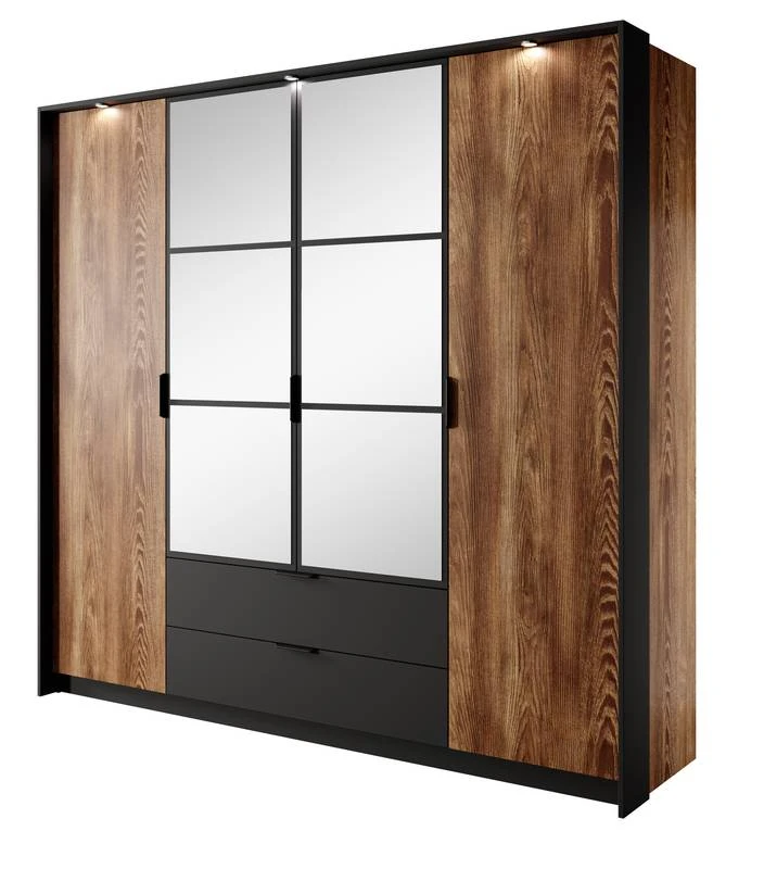 Armoire à Portes Battantes MILTON LED 1 Armoire à Portes Battantes MILTON LED
