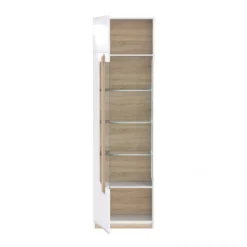 Meuble Vitrine Blanc Décor Bois Clair 7 Meuble Vitrine Blanc Décor Bois Clair -Pas Cher Vidaxl Magasin 0c1777d6b59d4540807f4eb812afef8a