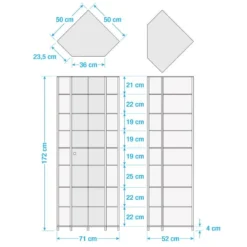 Vitrine D'angle Amalia II -Pas Cher Vidaxl Magasin 1000123617 190621 12570300096 GALLERYIMAGES P000000001000123617