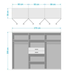 Armoire Diver -Pas Cher Vidaxl Magasin 1000194640 191202 11504900005 SKETCH DETAILS P000000001000194640 sketch