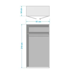 Armoire Bellezza -Pas Cher Vidaxl Magasin 1000221715 210709 11490200039 SKETCH DETAILS P000000001000221715 sketch