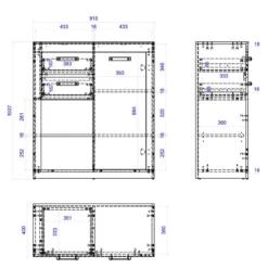 Commode Buzan IV -Pas Cher Vidaxl Magasin 1000223918 210202 14162700005 SKETCH DETAILS P000000001000223918 sketch