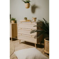 Commode 3 Tiroirs L80 Cm Bali -Pas Cher Vidaxl Magasin 1000227257 201007 13492600023 MOOD DETAILS P000000001000227257 mood