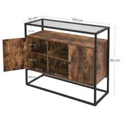 Buffet Cottage Hill III -Pas Cher Vidaxl Magasin 1000235678 201210 06195500090 SKETCH DETAILS P000000001000235678 sketch