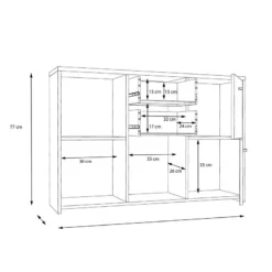 Buffet Rison IV 23 Buffet Rison IV -Pas Cher Vidaxl Magasin 1000272373 210819 07024600102 SKETCH DETAILS P000000001000272373 sketch