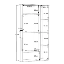 Vitrine Corey -Pas Cher Vidaxl Magasin 1000282746 211109 144355000583 SKETCH DETAILS P000000001000282746 sketch