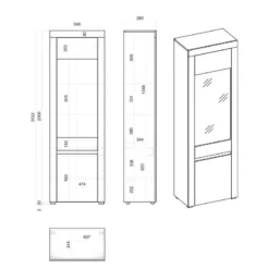 Vitrine Stonda 31 Vitrine Stonda -Pas Cher Vidaxl Magasin 1000314587 211209 12531900667 SKETCH DETAILS P000000001000314587 sketch
