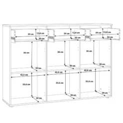 Buffet Oliver -Pas Cher Vidaxl Magasin 1000324990 220203 150547000501 SKETCH DETAILS P000000001000324990 sketch