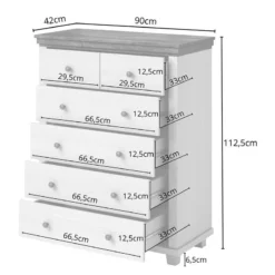 Commode Emmanuela 17 Commode Emmanuela -Pas Cher Vidaxl Magasin 1000335871 220225 500 SKETCH DETAILS P000000001000335871 sketch