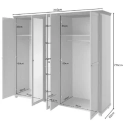 Armoire Emmanuela -Pas Cher Vidaxl Magasin 1000335872 220225 500 SKETCH DETAILS P000000001000335872 sketch