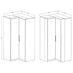 Armoire D’angle Optima -Pas Cher Vidaxl Magasin 1000337682 220309 500 SKETCH DETAILS P000000001000337682 sketch