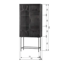 Vitrine Rustique -Pas Cher Vidaxl Magasin 1000342085 220401 500 SKETCH DETAILS P000000001000342085 sketch