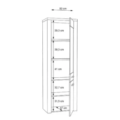 Vitrine Parksville -Pas Cher Vidaxl Magasin 1000342475 220404 501 SKETCH DETAILS P000000001000342475 sketch
