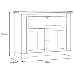 Buffet Sandvik -Pas Cher Vidaxl Magasin 1000342501 220331 500 SKETCH DETAILS P000000001000342501 sketch