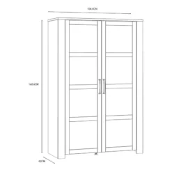 Vitrine Vassia 106 Cm -Pas Cher Vidaxl Magasin 1000344686 220414 500 SKETCH DETAILS P000000001000344686 sketch