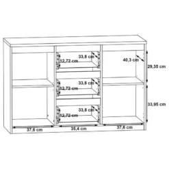 Buffet Optima -Pas Cher Vidaxl Magasin 1000348092 220603 501 SKETCH DETAILS P000000001000348092 sketch