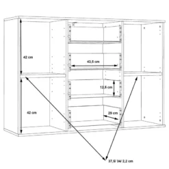 Buffet Kamalus -Pas Cher Vidaxl Magasin 1000357377 220622 501 SKETCH DETAILS P000000001000357377 sketch