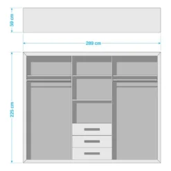 Armoire Tholen -Pas Cher Vidaxl Magasin 1000360544 221213 500 SKETCH DETAILS P000000001000360544 sketch