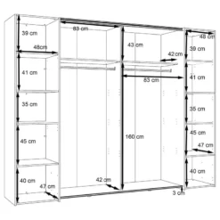 Armoire Franken -Pas Cher Vidaxl Magasin 1000361666 220826 501 SKETCH DETAILS P000000001000361666 sketch