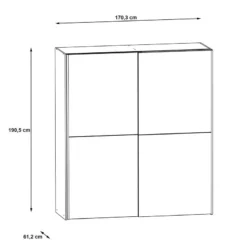 Armoire à Portes Coulissantes Blackrock -Pas Cher Vidaxl Magasin 1000363076 220819 500 SKETCH DETAILS P000000001000363076 sketch