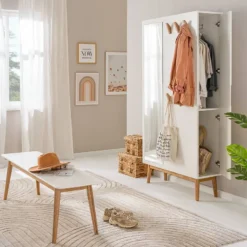 Armoire D’entrée LINDHOLM Avec Miroir -Pas Cher Vidaxl Magasin 1000364010 230913 021 MOOD DETAILS P000000001000364010 mood