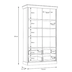 Vitrine Boolamore III -Pas Cher Vidaxl Magasin 1000364890 220722 501 SKETCH DETAILS P000000001000364890 sketch
