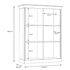 Vitrine Boolamore I -Pas Cher Vidaxl Magasin 1000364897 220722 501 SKETCH DETAILS P000000001000364897 sketch