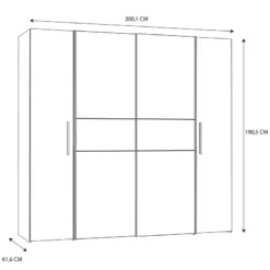 Armoire Claris -Pas Cher Vidaxl Magasin 1000365751 220901 500 SKETCH DETAILS P000000001000365751 sketch