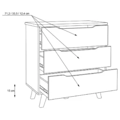 Commode Weser II 33 Commode Weser II -Pas Cher Vidaxl Magasin 1000366178 220913 501 SKETCH DETAILS P000000001000366178 sketch