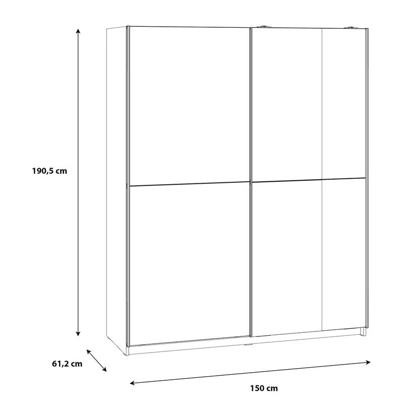 Armoire à Portes Coulissantes Stykes III 8 Armoire à Portes Coulissantes Stykes III – Image 8