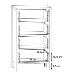 Commode Kioto III -Pas Cher Vidaxl Magasin 1000367106 221004 501 SKETCH DETAILS P000000001000367106 sketch
