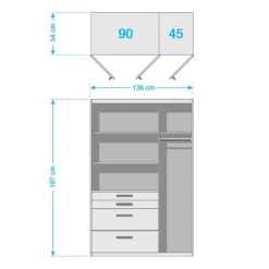 Armoire à Portes Battantes Homburg I -Pas Cher Vidaxl Magasin 1000368008 230105 500 SKETCH DETAILS P000000001000368008 sketch