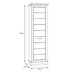 Armoire D’entrée New Dessa 12 Armoire D’entrée New Dessa -Pas Cher Vidaxl Magasin 1000372769 230124 500 SKETCH DETAILS P000000001000372769 sketch