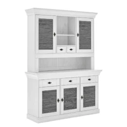 Vaisselier En Bois Massif Lysbro 35 Vaisselier En Bois Massif Lysbro -Pas Cher Vidaxl Magasin 1000376023 230309 010 IMAGE P000000001000376023