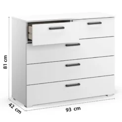 Buffet Florenz 5 Tiroirs 14 Buffet Florenz 5 Tiroirs -Pas Cher Vidaxl Magasin 1000402989 230920 500 SKETCH DETAILS P000000001000402989 sketch