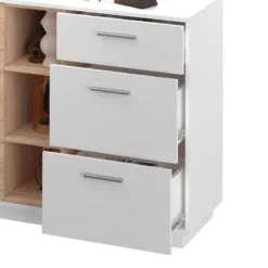 Commode Beatrice Anthracite/sonoma -Pas Cher Vidaxl Magasin 1337a1e7dd0f4faf97e0857ebcf0b0c2