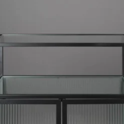 Vitrine 2 Portes Métal Et Verre Trempé -Pas Cher Vidaxl Magasin 18af84a1362e47ccb2031659b632da62