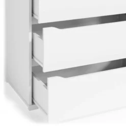 Commode Ruben 80cm Blanc 4 Tiroirs -Pas Cher Vidaxl Magasin 1d1f3883aa124eed8f31f20b1ba770c8