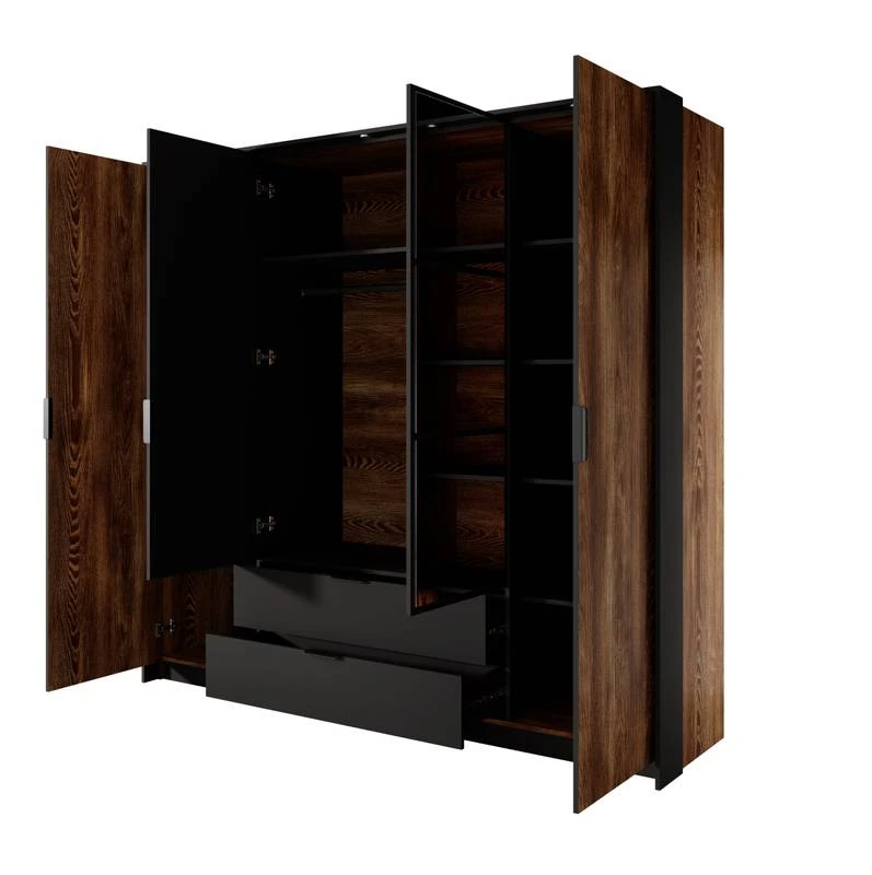 Armoire à Portes Battantes MILTON LED 3 Armoire à Portes Battantes MILTON LED – Image 3