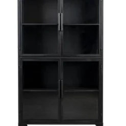 Vitrine En Bois Et Métal