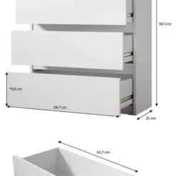 FURNIX Commode Arenal Avec 4 Tiroirs 11 FURNIX Commode Arenal Avec 4 Tiroirs -Pas Cher Vidaxl Magasin 31156a6122164858bf3fddfd810bbc38.cropped 1368 145 2565 4822.processed