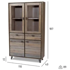 Armoire Vitrine Malaga Marron -Pas Cher Vidaxl Magasin 3d5f0dfeb0334169ae7c307d41c5f1b3