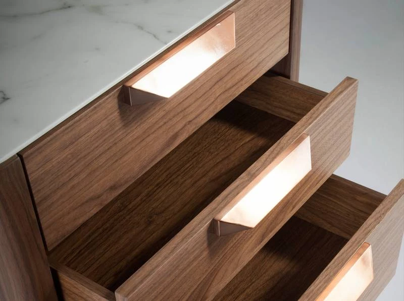 Chiffonnier En Bois De Noyer 8 Chiffonnier En Bois De Noyer – Image 8