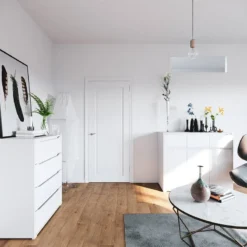 Commode Ruben 80cm Blanc 4 Tiroirs -Pas Cher Vidaxl Magasin 5e361a8ec48e4b5cab679efc2e5ccbe4