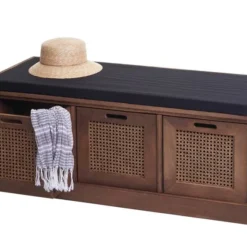 Banc HWC-J49 Boites De Rangement -Pas Cher Vidaxl Magasin 6b9d231732604da5af206595066d739f