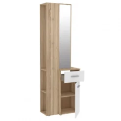 Meuble Entrée Miroir, Rangement - NINA 7 Meuble Entrée Miroir, Rangement - NINA -Pas Cher Vidaxl Magasin 81be3c22364f4139b86ea885ce268a45