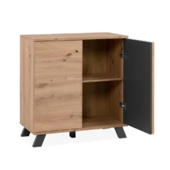 Petit Buffet 2 Portes - L80 Cm -Pas Cher Vidaxl Magasin 9439abea87f24911849a1981aebd51ae